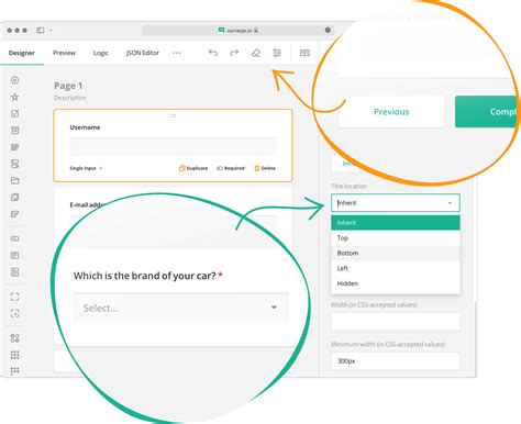 Surveyjs custom html.  View the API reference section to learn more.  The S...