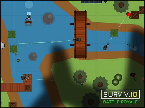 Surviv.io game. Surviv.io: A top-down battle royale inspired by Player Unknowns Battlegrounds. Around 80 players spawn on an island and must scavenge weapons and items in order to defeat all others and be the last man standing. Swordz.io: This game has players fight each others with swords. Getting a multiple of 100 experience will result in a level up and a ... 