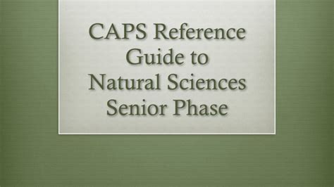 Survival guide to the senior phase caps. - Prentice hall chemistry lab manual answers.