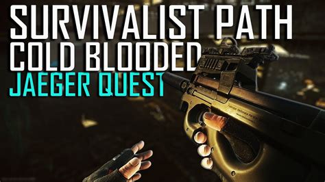 Survivalist path cold blooded. Make Amends is a Quest in Escape from Tarkov. Obtain the V3 Flash drive on Lighthouse Reflash the Radio transmitter Hand over the flash drive to Mechanic Visit the lighthouse building Mechanic Rep +0.01 Lightkeeper Rep +0.01 *Not all spawn locations for the quest item require this key. It is not entirely needed to complete the quest. 