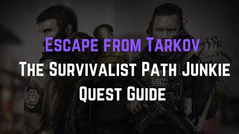 The Huntsman Path - Evil Watchman is a Quest in Escape from Tarkov. Eliminate 5 PMCs in the Dorms area on Customs +10,000 EXP Jaeger Rep +0.02 75,000 Roubles 78,750 Roubles with Intelligence Center Level 1 86,250 Roubles with Intelligence Center Level 2 2× Intelligence folder 2× Secure Flash drive For this quest you need to kill 5 PMC players at the dorms location on Customs. The quest zone .... 