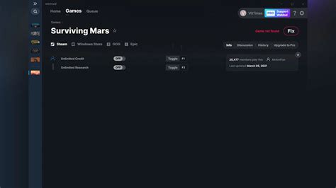 Surviving mars trainer. .  ...