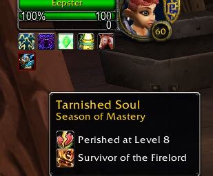Survivor of the firelord. Survivor of the Firelord (Season of Mastery) is a feat of strength in Wrath of the Lich King Classic, rewarded to all characters if the same account has defeated Ragnaros in Molten Core in Classic Season of Mastery with the [Soul of Iron] buff without dying. Patch changes [] Patch 3.4.0 (2022-08-30): Added. External links [] Wowhead; WoWDB 