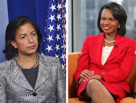 Susan rice and condoleezza rice. Condoleezza Rice served as U.S. secretary of state from January 2005 until January 2009, the second woman and the first African American woman to hold that ... 