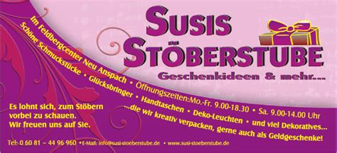 Susanne Wittmer Geschenke-Boutique Susis Stöberstube in Neu …