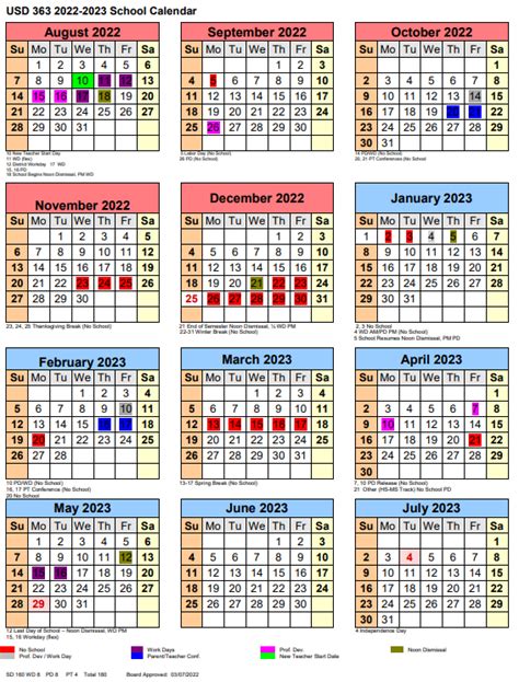 Susd 2022 23 Calendar
