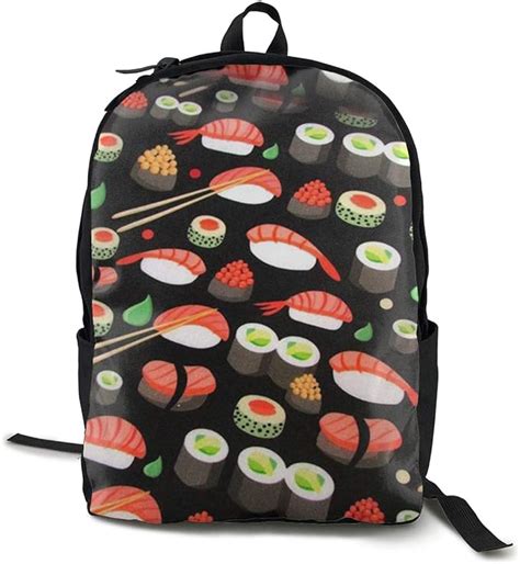 Sushi Lover Gift Love Sushi Backpack Packs Outdoor Sports