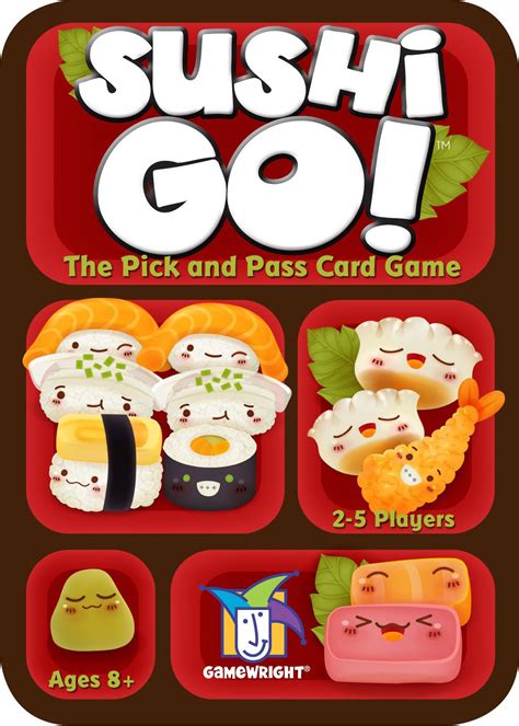 Sushi Go! is a fun and fast-paced card game where players draft sushi dishes to create the most delicious combinations and score points. Setup. Shuffle the sushi cards and deal a specific number of cards to each player, depending on the number of players (7 cards for 2-5 players, 6 cards for 6-8 players).. 