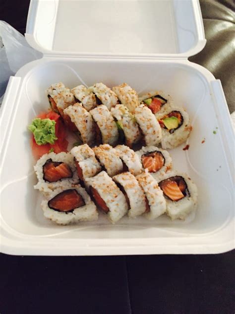 Sushi take out. 