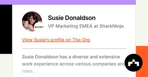 Susie Robinson - Marketing Manager, EMEA - Subway LinkedIn