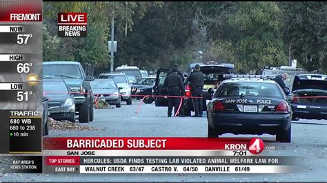 Suspect barricaded after police respond to assault with deadly weapon in San Jose
