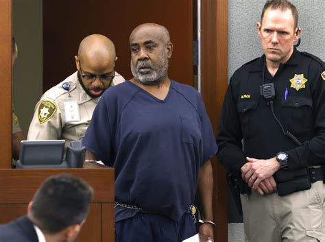 Suspect charged in rapper Tupac Shakur’s fatal shooting appeared in a court in Las Vegas