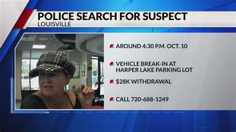 Suspect steals $28K after breaking into victim's vehicle in Louisville