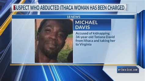 Suspect who abducted Ithaca woman, Tatiana David, has been charged