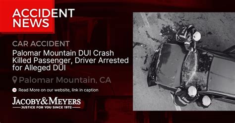 Suspected DUI crash on Palomar Mountain leaves one dead
