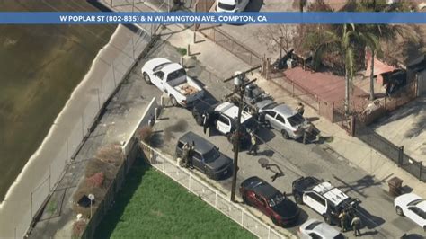 Suspected DUI driver in custody after hours-long standoff in Compton