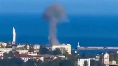 Suspected drone strike triggers massive fire in Russian-occupied Crimea