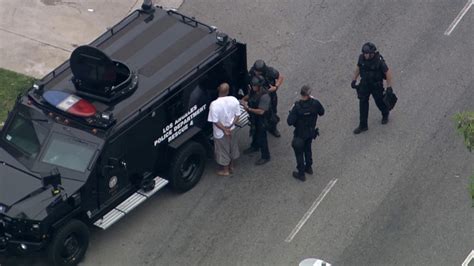 Suspected gunman in Pasadena taken into custody after hours-long barricade