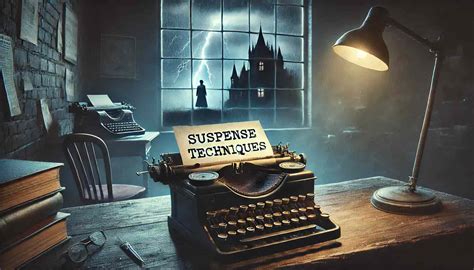 Suspense techniques in writing.  The key component that keeps readers intereste...