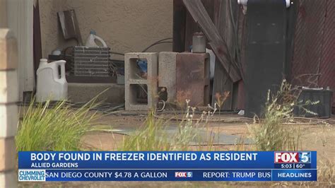 Suspicious death in San Diego: Body found in freezer identified