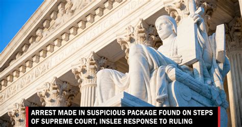 Suspicious package found on steps of Supreme Court