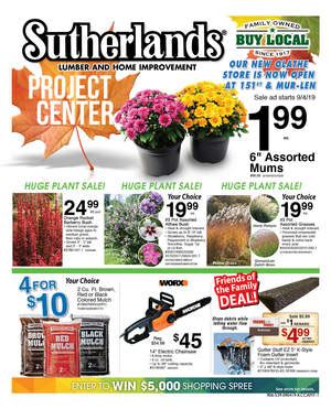 Sutherlands cameron missouri. Sutherlands is your source for lumber, building supplies, electrical & plumbing supplies, hardware, mulch, power tools and much more. ... MO Sutherlands of Liberty 901 S. 291 Hwy Liberty, MO 64068 (816) 781-8000. Get Directions. Make This My … 