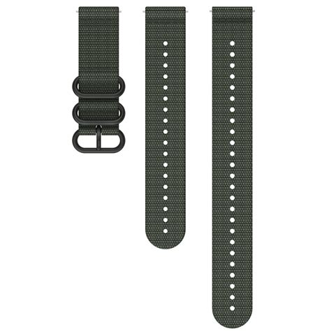 Suunto 22 mm explore 1 -textilarmband forest green m+l …