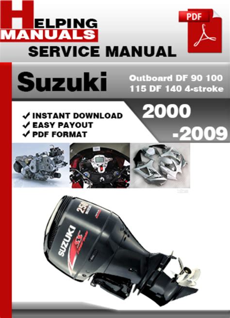 Suzuki 2001 2009 df 90 100 115 140 cv manuale di servizio fuoribordo. - Elogio historico do visconde de seabra.