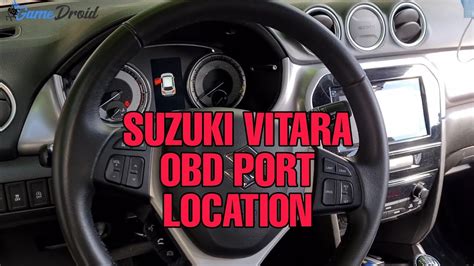 Suzuki Grand Vitara Obd Diagnostic Port Location 👨‍🔧🚗 - YouTube