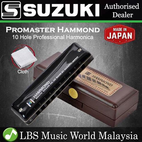 Suzuki HA-20 Promaster Hammond 10-otworowa harmonijka …