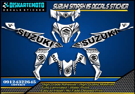 Suzuki Smash Sticker Design