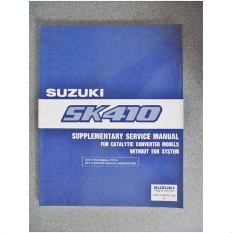 Suzuki carry mini truck service manual sk410. - Krystal clear salt water pool manual.