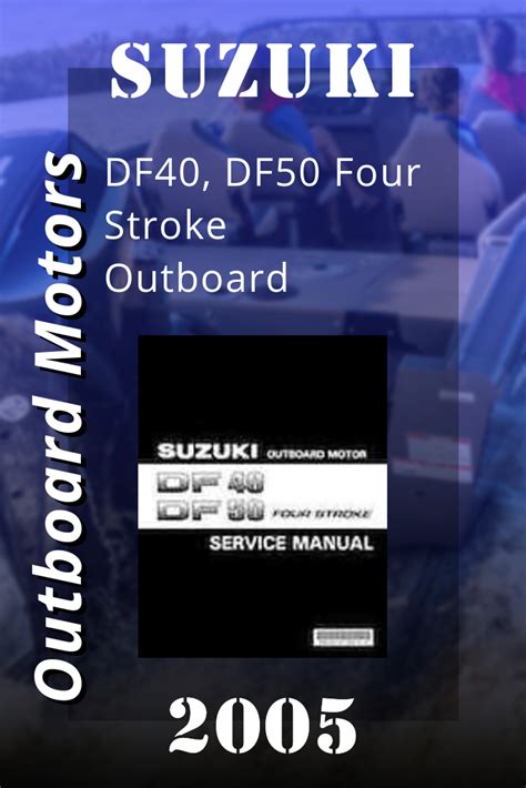Suzuki df40 df50 outboard 4 stroke motor workshop service repair manual. - Manuale di laboratorio per prove sui materiali.
