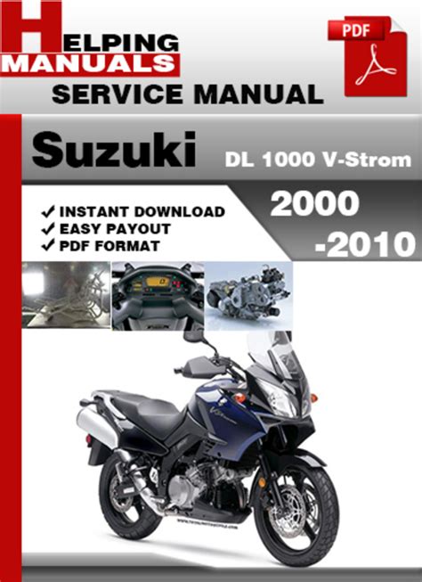 Suzuki dl 1000 v strom 2000 2010 service repair manual. - 1998 manuale del pezzo di ricambio per furgone mitsubishi l300.