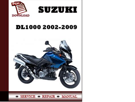 Suzuki dl1000 dl 1000 2003 repair service manual. - Manuale gilera 185 paese di primavera.