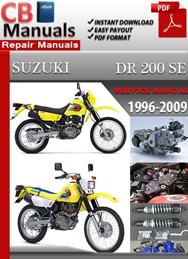 Suzuki dr 200 se 1996 2009 service repair manual. - Complete idiot s guide to brand management.
