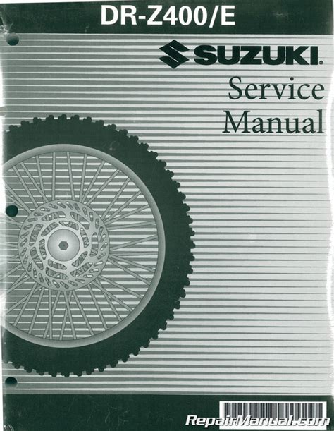 Suzuki dr z400 2000 2006 factory service repair manual. - Suzuki eiger ltf400 service manual preview.