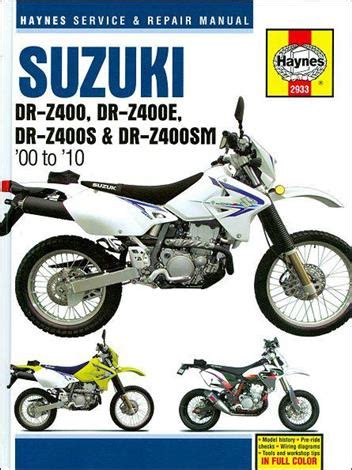 Suzuki dr z400 dr z400sm drz400sm 2000 2006 service manual. - Chapter 19 acids bases salts guided reading answers.