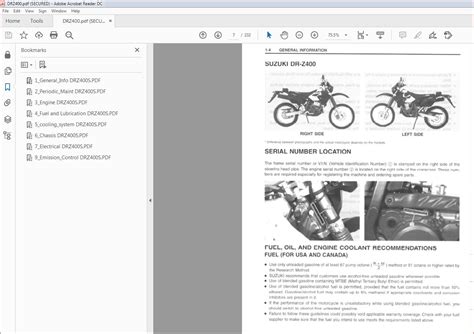 Suzuki dr z400 motorcycle service repair manual 2000 2007 download. - El tribunal internacional de justicia y la protección cautelar de los derechos de los estados.