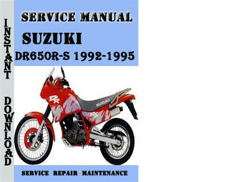 Suzuki dr650r s 1992 1995 service repair manual. - Daewoo doosan de12 de12t de12ti de12tis diesel engine service repair manual.