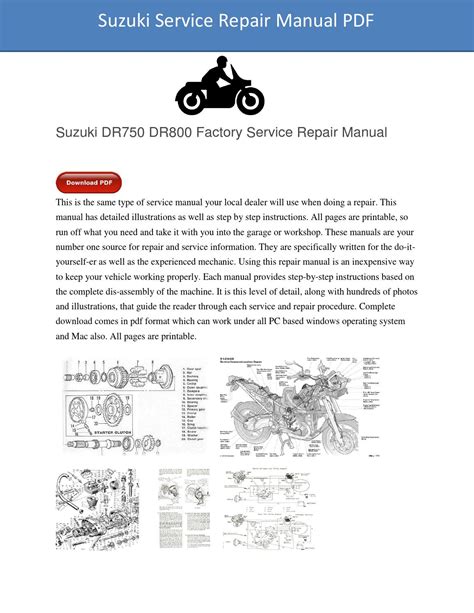 Suzuki dr750 dr800 1994 repair service manual. - Peugeot 207 benzin und diesel service und reparaturanleitung.