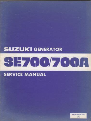 Suzuki generator se700 700a manual de servicio ebooks. - John deere amt 622 repair manuals.