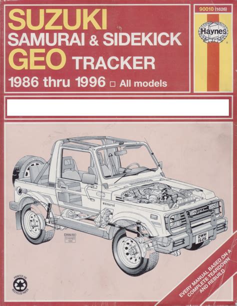 Suzuki geo tracker service repair workshop manual 89. - La pubblicità al cinema negli anni cinquanta.