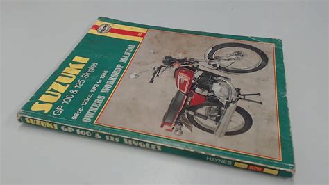 Suzuki gp100 and 125 singles 1978 86 owners workshop manual. - Guide des contre indications des principales plantes medicinales.