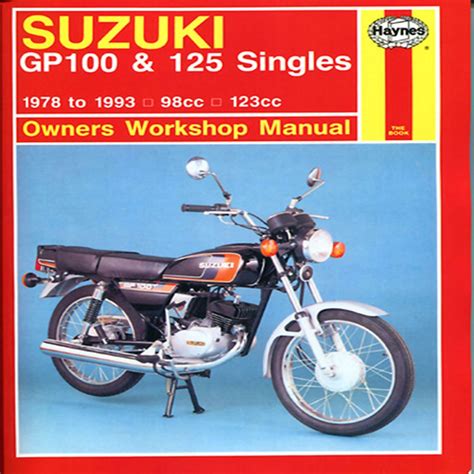 Suzuki gp100 and 125 singles owners workshop manual. - Period repair manual natural treatment for better hormones and better periods english edition.