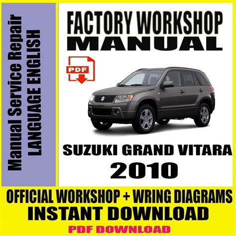 Suzuki grand vitara service manual 2010. - Download manuale di riparazione piaggio fly 125 150 4t.