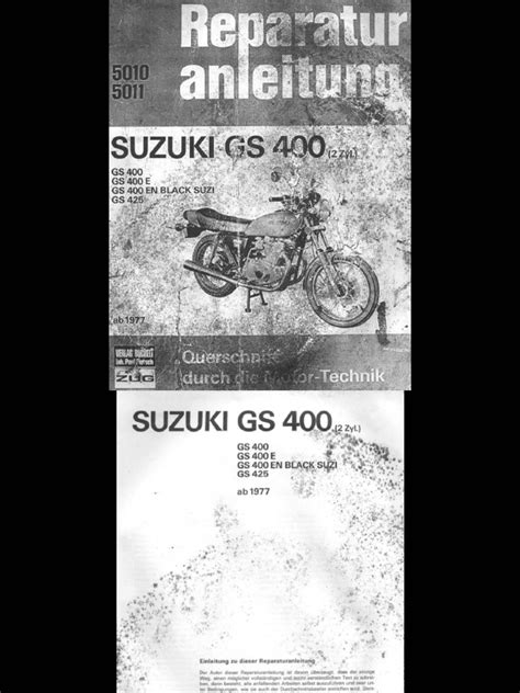 Suzuki gs 400 e en black gs 425 1977 1979 manual. - Handbook of univariate and multivariate data analysis and.
