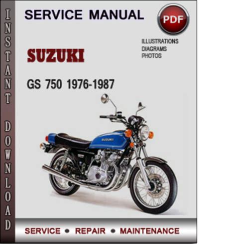 Suzuki gs 750 1976 1987 factory service repair manual download. - Le chant de la ville sainte.
