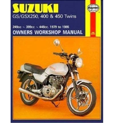 Suzuki gs und gsx 250 400 und 450 twin besitzer werkstatthandbuch motorradhandbücher von chris rogers 1988 09 01. - Polaris atv 2007 2008 sportsman 700 mv repair service manual.