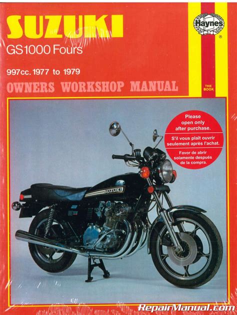 Suzuki gs1000 gs 1000 1978 repair service manual. - Teoria del lenguaje y lingüistica general.